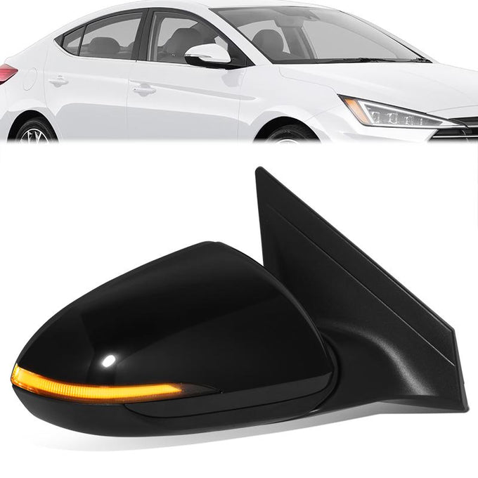 Right Side Mirror W/Heated, Turn Signal <br> 19-20 Hyundai Elantra