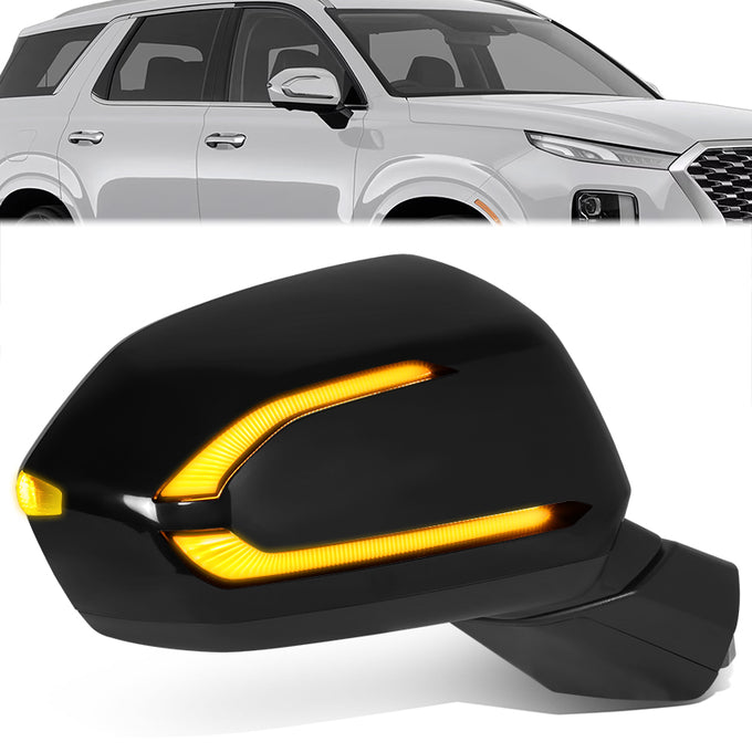 Powered Right Side mirror W/ Heated Defroster, Signal<br>20-22 Hyundai Palisade
