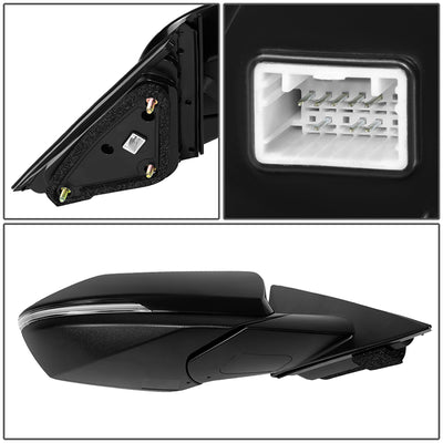 Powered Right Side mirror W/ Heated, Signal<br>21-23 Hyundai Elantra
