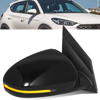 Powered Right Side Mirror W/Heated, Turn Signal <br> 19-21 Hyundai Tucson