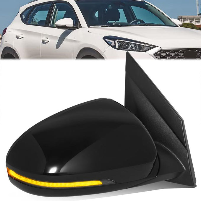 Powered Right Side Mirror W/Heated, Turn Signal <br> 19-21 Hyundai Tucson