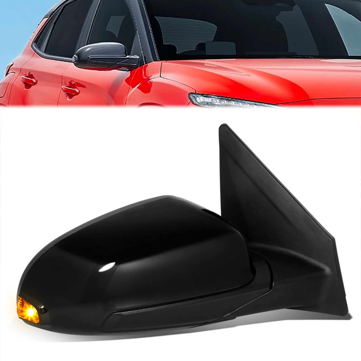 Powered Side View Mirrors <BR>22-23 Hyundai Kona