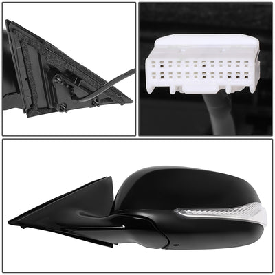 Powered Left Side mirror W/ Heated, Signal<br>14-21 Infiniti Q50