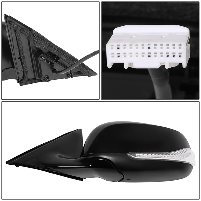 Powered Left Side mirror W/ Heated, Signal<br>14-21 Infiniti Q50