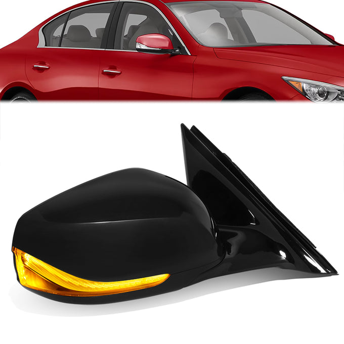 Factory Style Door Mirror (Passenger Right) <BR>14-21 Infiniti Q50