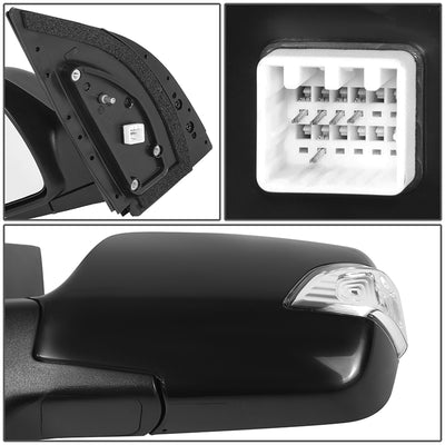 Factory Style Powered Left Side mirror<br>09-14 Kia Sedona