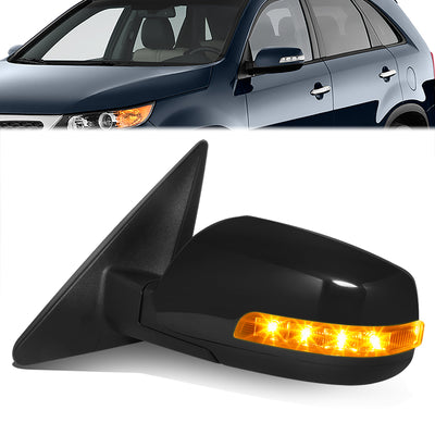 Powered Side View Mirrors With Heated, Signal <BR>11-13 Kia Sorento