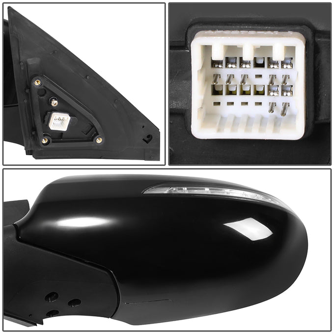Powered Side View Mirrors , Signal <BR>13-16 Kia Sportage