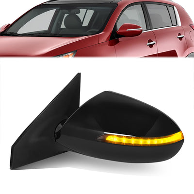 Powered Side View Mirrors , Signal <BR>13-16 Kia Sportage