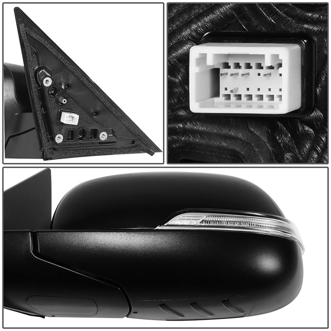 Powered Side View Mirrors , Signal <BR>14-19 Kia Soul