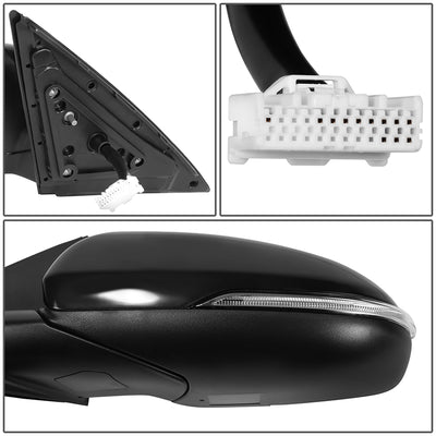 Powered Side View Mirrors With Heated, Memory <BR>16-18 Kia Optima
