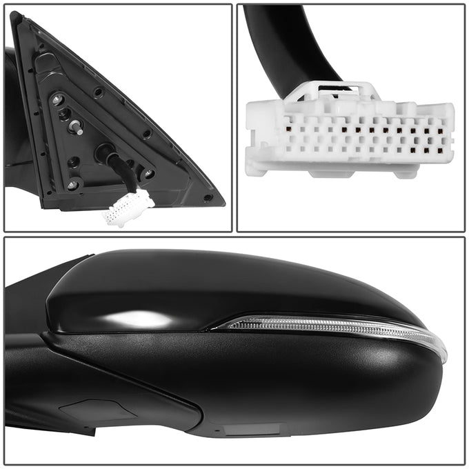 Powered Side View Mirrors With Heated, Memory <BR>16-18 Kia Optima