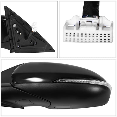 Powered Left Side mirror W/ Heated, Signal, Memory<br>16-20 Kia Optima
