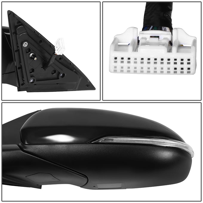 Powered Left Side mirror W/ Heated, Signal, Memory<br>16-20 Kia Optima