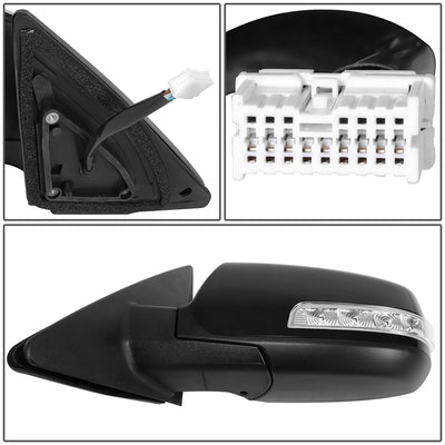Powered Side View Mirrors With Heated, Signal, Memory <BR>14-15 Kia Sorento