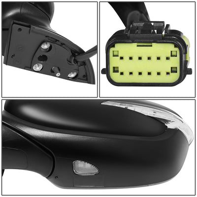Powered Fold Left Side mirror W/ Heated, Signal<br>17-18Kia Forte