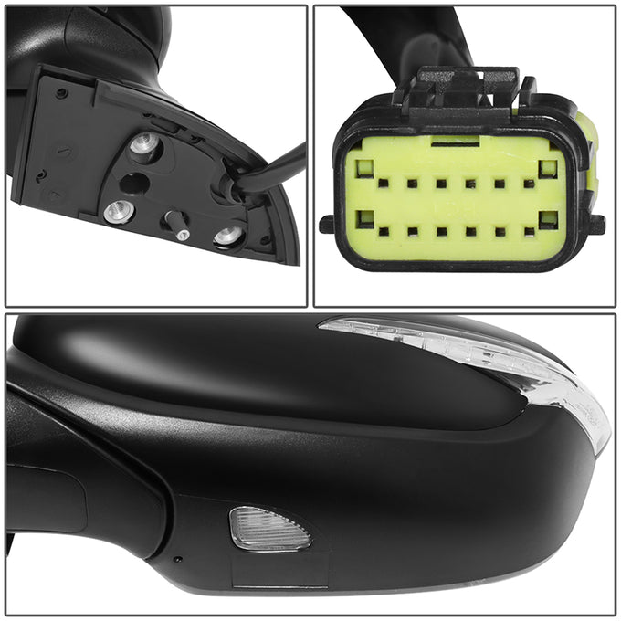 Powered Fold Left Side mirror W/ Heated, Signal<br>17-18Kia Forte