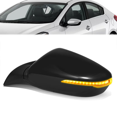 Powered Fold Left Side mirror W/ Heated, Signal<br>17-18Kia Forte