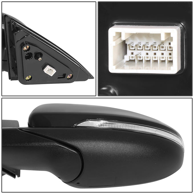 Powered Left Side mirror W/ Heated, Signal<br>19-21 Kia Forte