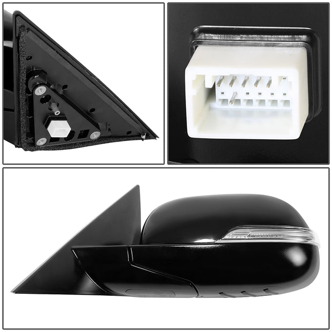 Powered Side View Mirrors With Heated, Signal <BR>14-19 Kia Soul