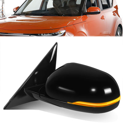 Powered Left Side mirror W/ Heated, Signal<br>20-24 Kia Soul