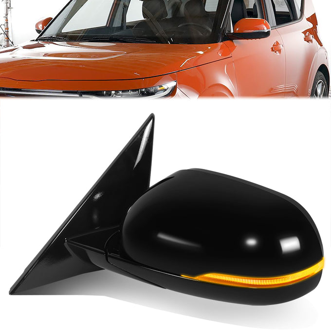 Powered Left Side mirror W/ Heated, Signal<br>20-24 Kia Soul