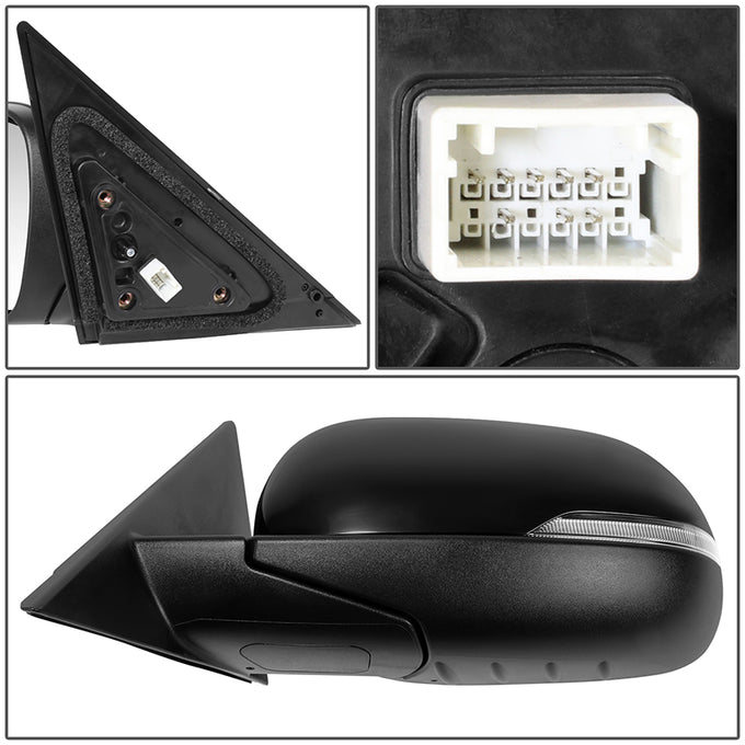 Factory Style Door Mirror (Driver Left) <BR>20-22 Kia Soul