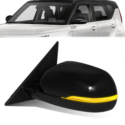 Factory Style Door Mirror (Driver Left) <BR>20-22 Kia Soul
