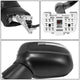 Powered Fold Left Side mirror W/ Heated, Signal<br>20-24 Kia Telluride