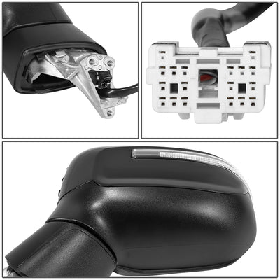 Powered Fold Left Side mirror W/ Heated, Signal<br>20-24 Kia Telluride