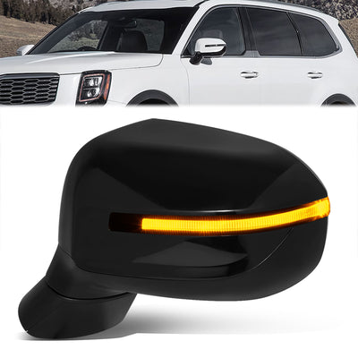 Powered Fold Left Side mirror W/ Heated, Signal<br>20-24 Kia Telluride