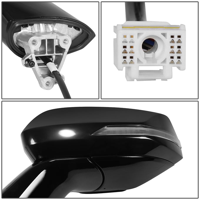 Factory Style Door Mirror (Driver Left) <BR>23-24 Kia Sportage