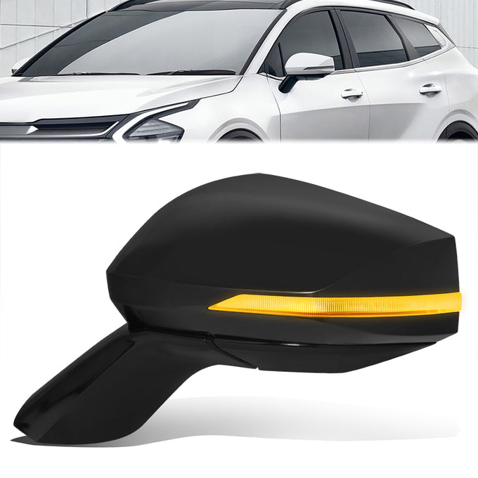 Factory Style Door Mirror (Driver Left) <BR>23-24 Kia Sportage