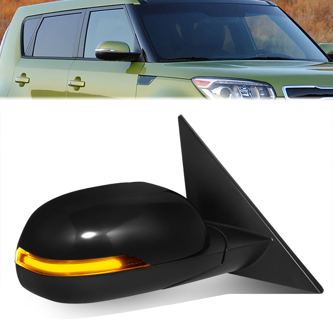 Powered Side View Mirrors With Heated, Signal <BR>14-19 Kia Soul