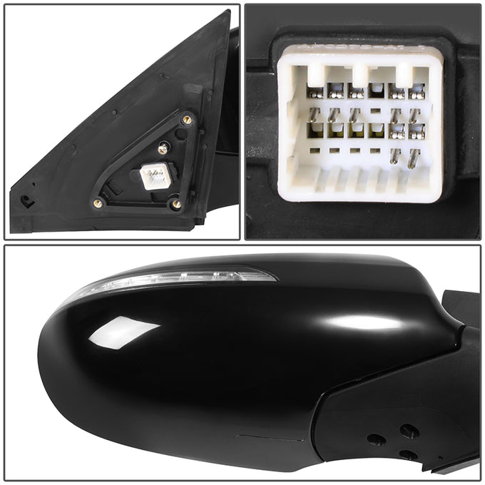 Powered Side View Mirrors , Signal <BR>13-16 Kia Sportage