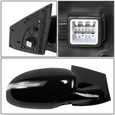 Powered Side View Mirrors With Heated, Signal <BR>17-19 Kia Sportage