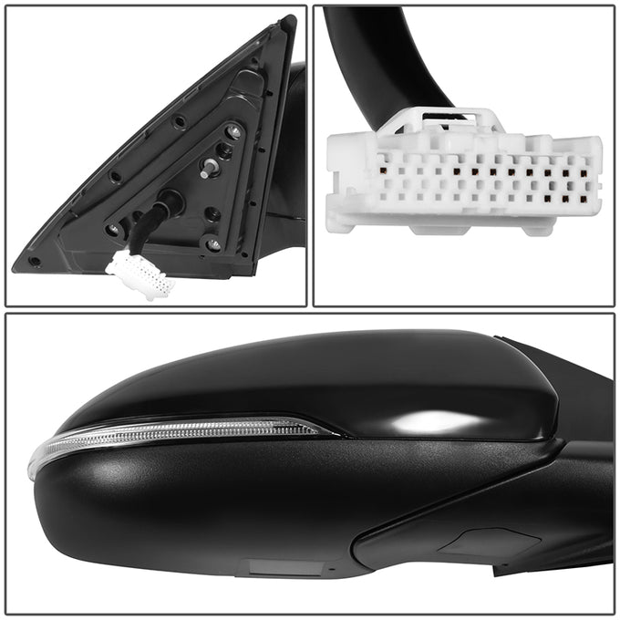 Powered Side View Mirrors With Heated, Memory <BR>16-18 Kia Optima
