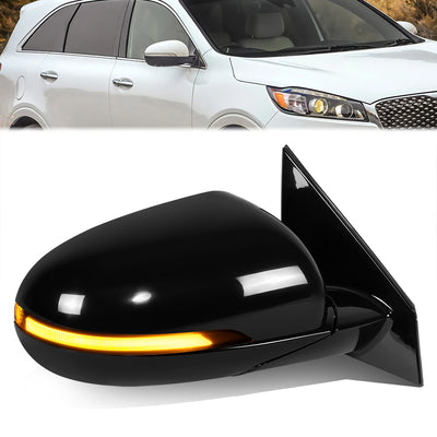 Powered Fold Right Side mirror W/ Heated, Signal<br>16-18 Kia Sorento