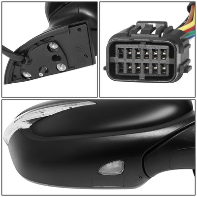 Powered Side View Mirrors With Heated, Signal <BR>17-18 Kia Forte