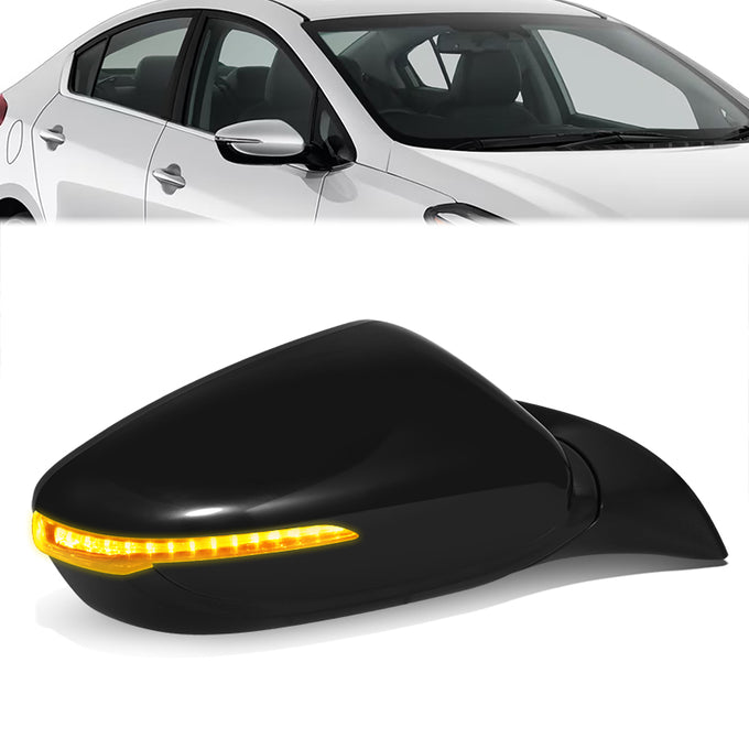 Powered Side View Mirrors With Heated, Signal <BR>17-18 Kia Forte