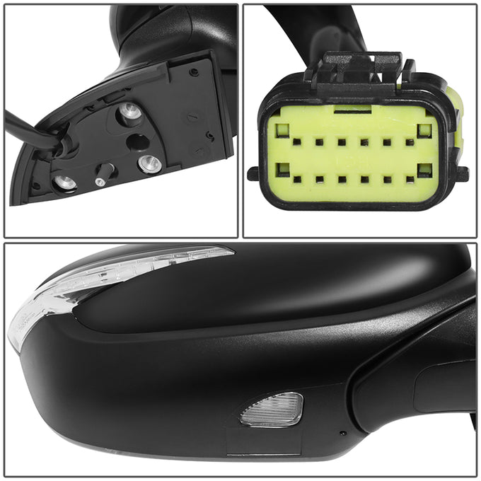Factory Style Door Mirror (Passenger Right) <BR>17-18 Kia Forte