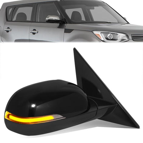 Powered Right Side Mirror W/Heated, Turn Signal <br> 14-19 Kia Soul