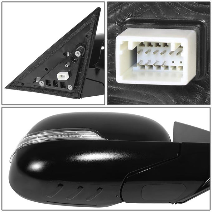 Powered Right Side Mirror W/Heated, Turn Signal <br> 14-19 Kia Soul