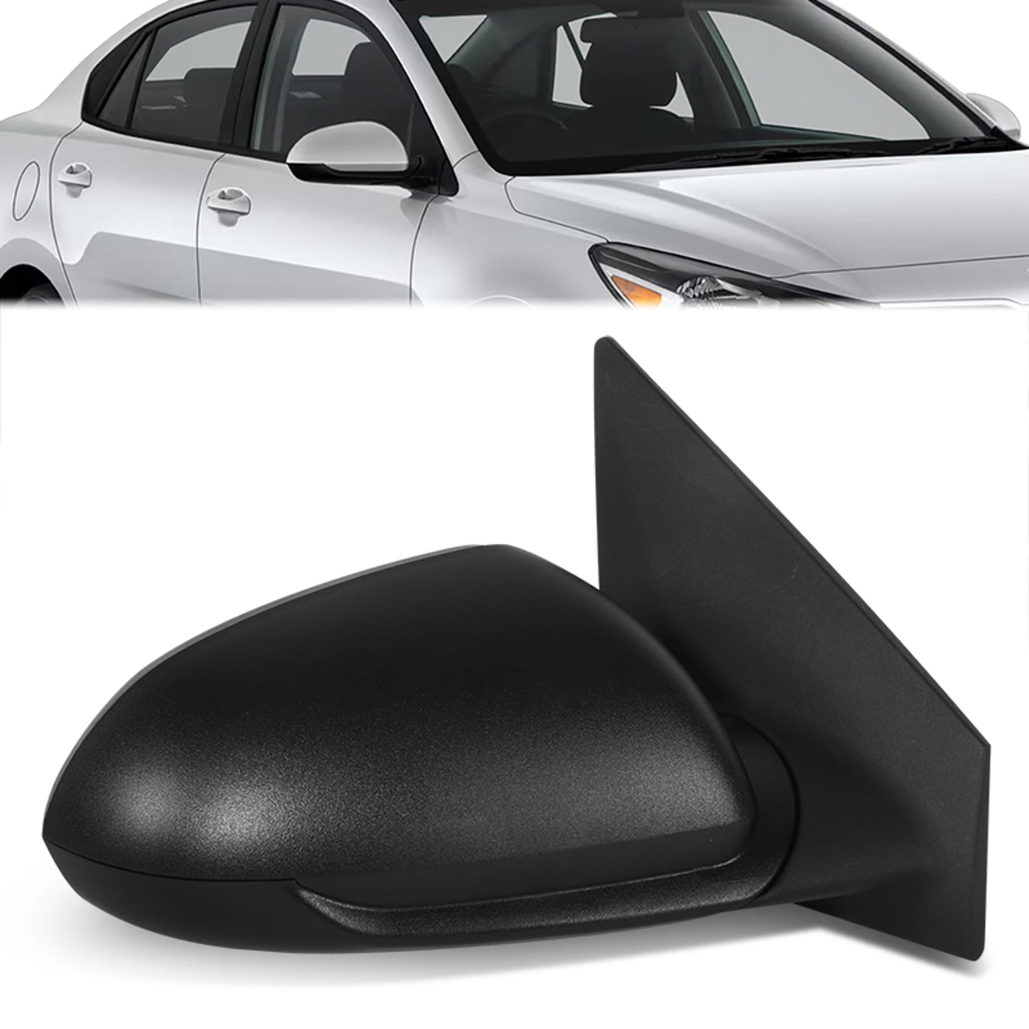 Manual Side View Mirror <BR>18-20 Kia Rio