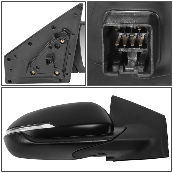 Powered Side View Mirrors With Heated, Signal <BR>18-20 Kia Rio