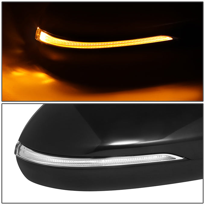 Powered Side View Mirrors With Heated, Signal <BR>16-18 Kia Optima