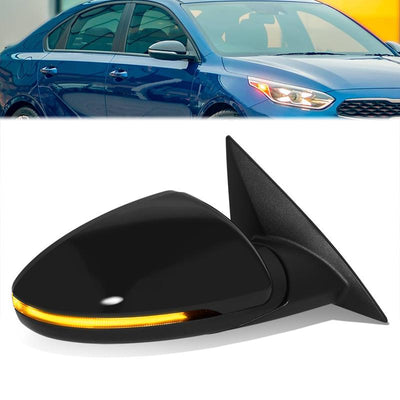 Powered Right Side Mirror W/Heated,Turn Signal <br> 19-21 Kia Forte