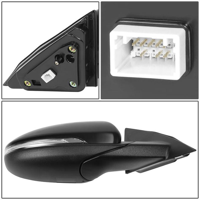 Powered Right Side Mirror W/Heated,Turn Signal <br> 19-21 Kia Forte