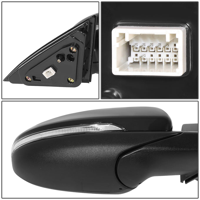 Powered Right Side Mirror W/ Heated, Signal<br>19-21 Kia Forte