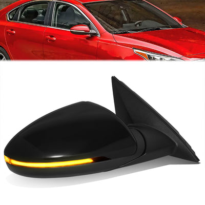 Powered Right Side Mirror W/ Heated, Signal<br>19-21 Kia Forte